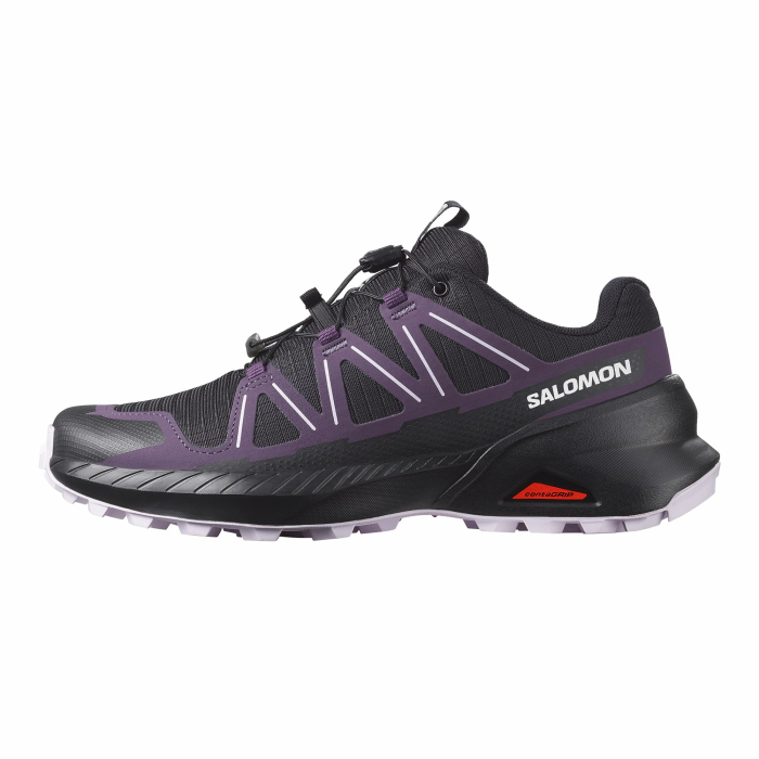 Salomon Speedcross Peak Wasserdichte Wanderschuhe, Damen 39 1/3 EU Black Nightshade Orchid Petal Angebot bei HelloDeals