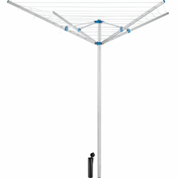 tectake Aluminium Wäschespinne Wäscheschirm | 4 Tragarme | Stufenlos höhenverstellbar - Diverse Modelle (Typ 1 | Nr. 402719) Angebot bei HelloDeals