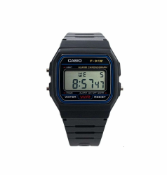 Casio Digital F-91W-1YEG, Schwarz Angebot bei HelloDeals