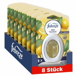 Febreze Zitrusfrische Bad Lufterfrischer 8x, Kontinuierliche Geruchsbekämpfung und -verhinderung Angebot bei HelloDeals