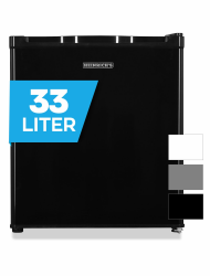 HEINRICHS Mini Gefrierschrank 33L klein kompakt leise:40dB Gefrierbox; wechselbarer Türanschlag; mini Tiefkühltruhe bis zu -18°C,Tiefkühlschrank,perfekt für Büro Camping Outdoor Heinrich´s (schwarz) Angebot bei HelloDeals