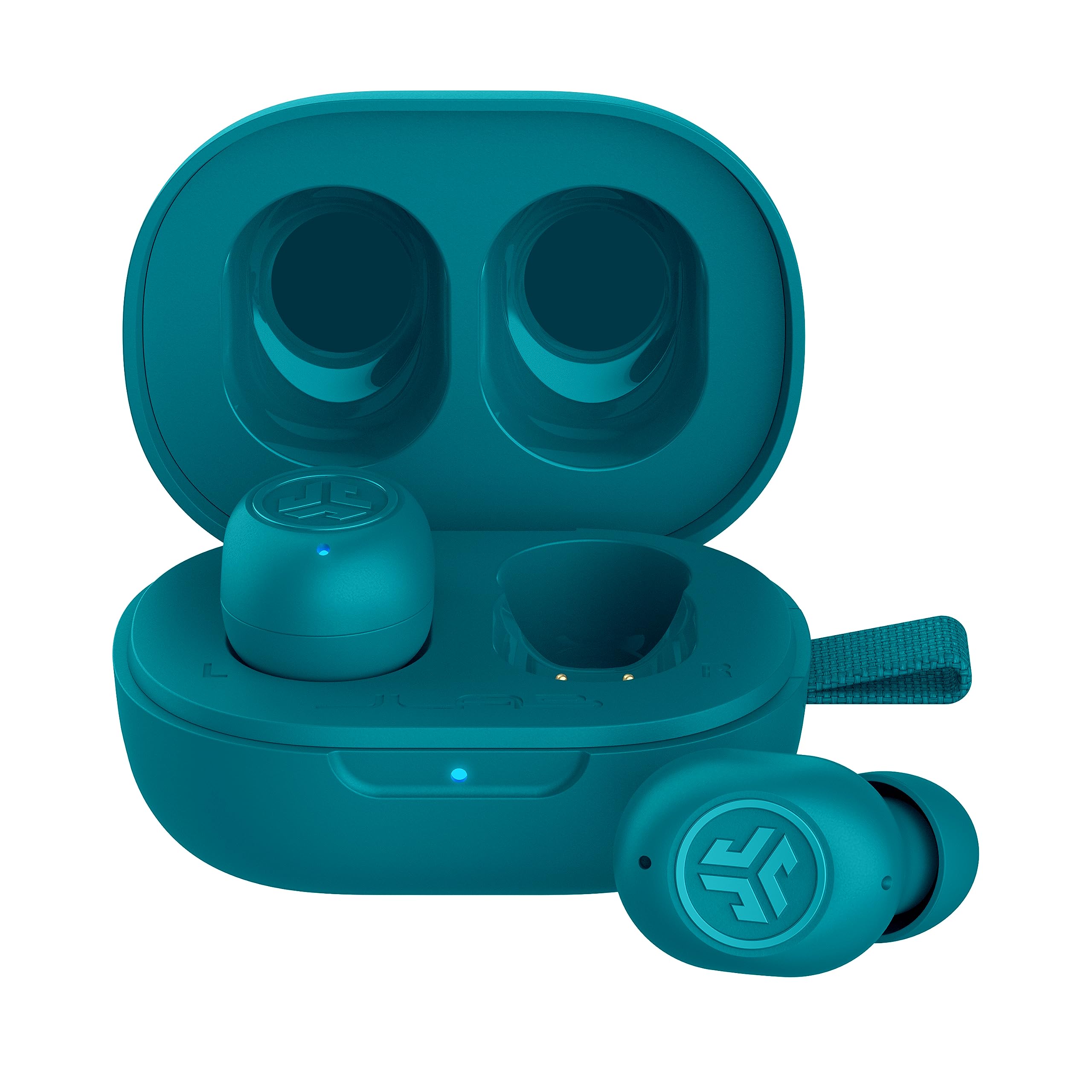 JLab JBuds Mini In Ear Kopfhörer kabellos Bluetooth, True Wireless Kopfhörer, 20+ Std Headphones, kabellose Ohrhörer, Earbuds mit Mikrofon, Ladebox, Dual Connect, EQ3 Sound, Aqua Teal Angebot bei HelloDeals