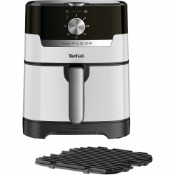 Tefal Easy Fry & Grill XL Classic Heißluftfritteuse 4,2 L – 2-in-1 Airfryer mit Grillplatte, 80–200 °C, 60-Min-Timer, fettarm frittieren, energiesparend, antihaft & spülmaschinengeeignet EY501A Weiß Angebot bei HelloDeals