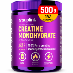 Mikronisiertes Creatin Monohydrat Pulver 500g – 147 Portionen – 100% Rein – Vegan, Ohne Gentechnik – Sportnahrung für Kraft, Muskeln, Regeneration Angebot bei HelloDeals