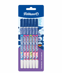 Pelikan Super Pirat, Tintenkiller zum Löschen und Überschreiben, Strichstärken F (fein) + B (breit), 6 Stück 17cm Lang 6 Angebot bei HelloDeals