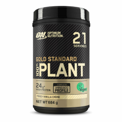 Optimum Nutrition Gold Standard 100% Pflanzliches Proteinpulver, Geschmack French Vanilla Cream, 684g, 21 Portionen Vanille Angebot bei HelloDeals