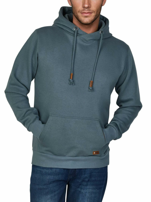 riverso Hoodie Herren Regular Fit RIVJulian Kapuzenpullover Pullover Cross-Over-Kragen Rot Blau Beige Schwarz Grün Grau S M L XL XXL 3XL 4XL 5XL 3XL Turpid Blue Angebot bei HelloDeals