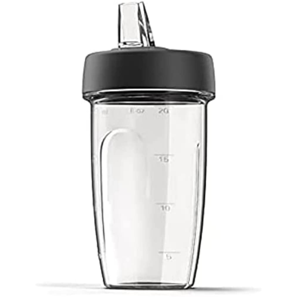 Kenwood KAH740PL Blend Xtract Sport Mixer (Smoothies, Säfte, Milchshakes, Küchenmaschinen Zubehör, Geeignet für alle Kenwood Chef Küchenmaschinen. 2 x 0,6 L Trinkbecher),Grau Angebot bei HelloDeals