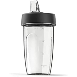 Kenwood KAH740PL Blend Xtract Sport Mixer (Smoothies, Säfte, Milchshakes, Küchenmaschinen Zubehör, Geeignet für alle Kenwood Chef Küchenmaschinen. 2 x 0,6 L Trinkbecher),Grau Angebot bei HelloDeals