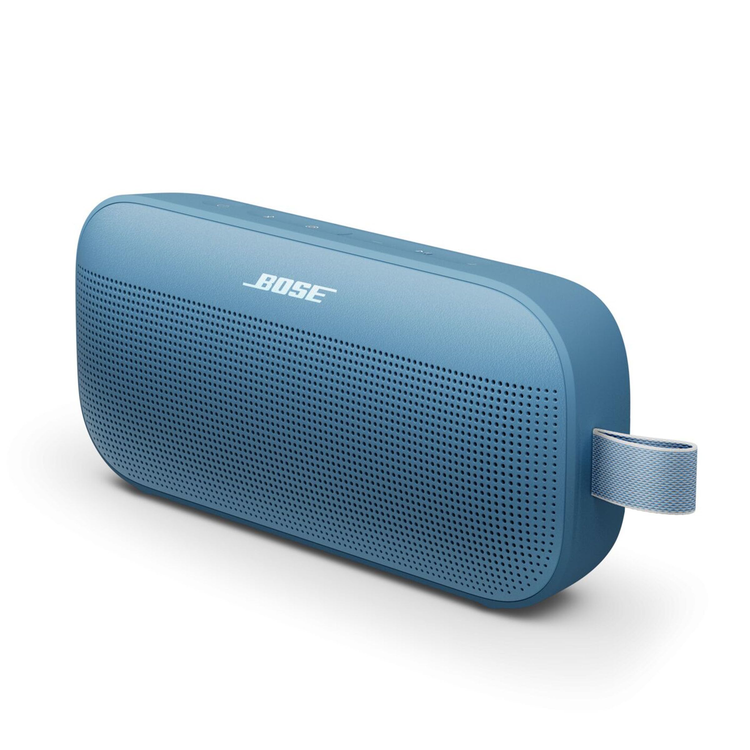 Bose SoundLink Flex Tragbarer Bluetooth Lautsprecher (2. Gen.), Tragbarer Outdoor Lautsprecher, wasserdicht und staubdicht, mit naturgetreuem Klang, bis zu 12 Stunden Akkulaufzeit, Dämmerungsblau Blue Dusk Angebot bei HelloDeals