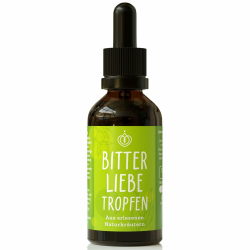 BitterLiebe Bittertropfen - Bitterstoffe Tropfen mit hochwertigen Löwenzahn und Bitterkräuter - Bittertropfen nach Hildegard von Bingen - Bitter Liebe - Vegan und Made in Germany 1 Angebot bei HelloDeals