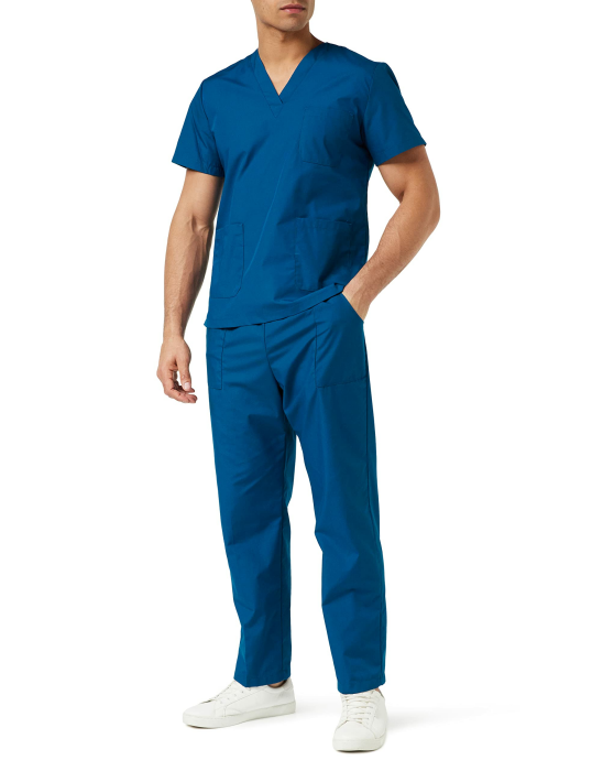 MISEMIYA Unisex Scrub Unisex Bz-6801-6802 Set Arbeitsset (1er Pack) L Marineblau 68 Angebot bei HelloDeals