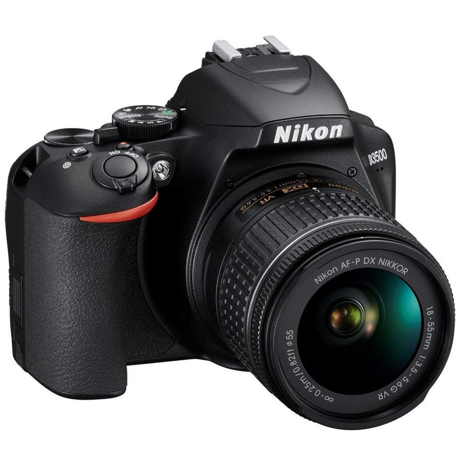 Nikon D3500 Kit AF-P DX 18-55 mm VR schwarz (Zertifiziert und Generalüberholt) Kit 18-55 mm Objektiv Angebot bei HelloDeals