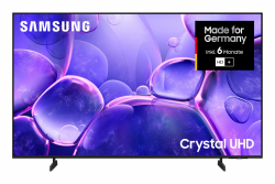 Samsung Crystal UHD U8079F 4K 55 Zoll (138 cm) LED Fernseher, Crystal Prozessor 4K, MetalStream Design, SmartThings, AI Upscaling, Gaming Hub, Knox Security, Kostenlose Inhalte, Smart TV 55 Zoll U8079F (2025 model) Angebot bei HelloDeals