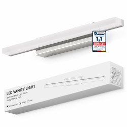 Yafido LED Spiegelleuchte Bad 40CM Spiegellampe Badezimmer Naturweiß über Spiegel, 9W Spiegellampen IP44 Spiegelschrank Beleuchtung Leuchte Spiegelbeleuchtung Wandspiegel Lampe Bathroom Mirror Light Neutralweiß-chrome Angebot bei HelloDeals