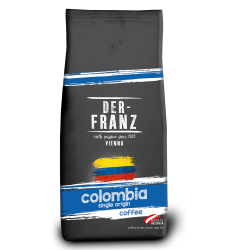 Der-Franz Columbia Single Origin Kaffee, Intensität 3/5, 100% Arabica, ganze Bohne, 1000 g Columbia 1 kg (1er Pack) Angebot bei HelloDeals