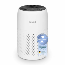 Levoit Luftreiniger Allergiker mit Aromatherapie, HEPA Luftfilter gegen Schimmel, Staub und Tierhaare bis zu 0,3 µm für Schlafzimmer, 7 Watt Energiesparend, 3 Geschwindigkeiten, Weiß Weiß Core Mini 1Pack Angebot bei HelloDeals