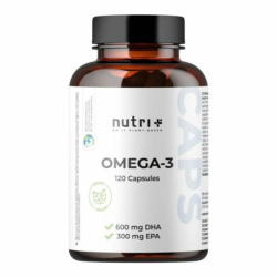 Nutri + Vegan Omega 3-120 Kapseln aus Algenöl - 2000 mg Algen Öl hochdosiert mit 600 mg DHA 300 mg EPA - hochwertig, natürlich und laborgeprüft Angebot bei HelloDeals