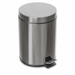 Amig - Mülleimer mit Pedal - 20 L - Edelstahl - Satiniert - Anti-Fingerprint-Beschichtung - Öffnung mit Pedal und Inneneimer mit Griff - Praktisches und elegantes Design Angebot bei HelloDeals