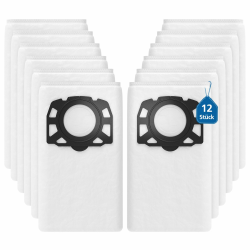 12 Stück KFI 487 Staubsaugerbeutel für Kärcher WD4,WD5,WD6,WD5P,WD6P, MV 4, MV 5, MV 6,Vliesfilterbeutel Staubbeutel für 2.863-006.0 Nass & Trockensauger, Weiß 16PCS 487 Beutel Angebot bei HelloDeals