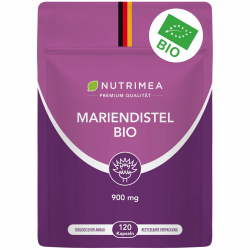 Mariendistel Bio Kapseln - Hochdosiert 900mg - Reines Silymarin Extrakt Ohne Zusätze - 120 Stück Vegan im Ökologisch Nachhaltigen Flow Pack - Premium Qualität - Nutrimea Mariendistel Flow Pack Angebot bei HelloDeals