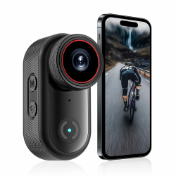 sakalaka 4K Mini Körperkamera, Tragbare Daumengroße Bodycam mit 64GB Karte, Handfreie POV Kamera, Mini Action Video Kamera, Vlogging Kamera ideal für Sport, Haustiere & Reisen Angebot bei HelloDeals