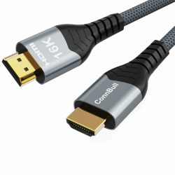 16K 10K 8K HDMI 2.2 Kabel 96Gbps 1m, Ultra High Speed HDMI Kabel unterstützt 16K 60Hz 8K 240Hz 4K 480Hz HDCP 2.2&2.3 DTS:X Dynamische HDR10+ eARC Kompatibel mit PS5/Roku TV/HDTV/Blu-ray/PC Angebot bei HelloDeals