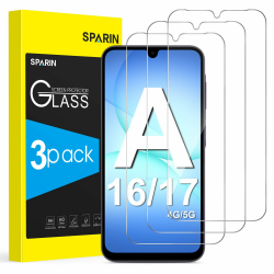 SPARIN 3 Stück Panzer Schutz Glas für Samsung Galaxy A17 5G, Galaxy A16 5G, Härte Glas für Samsung A16/A17, 4G/5G, Kratzfest, HD Klar Galaxy A17/A16 4G/5G Angebot bei HelloDeals