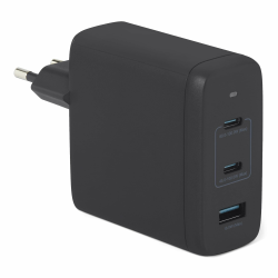 Amazon Basics USB-C-Wandladegerät mit Nano-GaN-Technologie und Schnellladefunktion, 120W, 3 Anschlüsse für Laptops, Tablets, Telefone, Schwarz 120 W Multi Port Schwarz Angebot bei HelloDeals