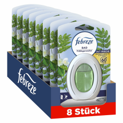 Febreze Frühlingserwachen Bad Lufterfrischer 8x, kontinuierliche Geruchsbekämpfung und -verhinderung Angebot bei HelloDeals