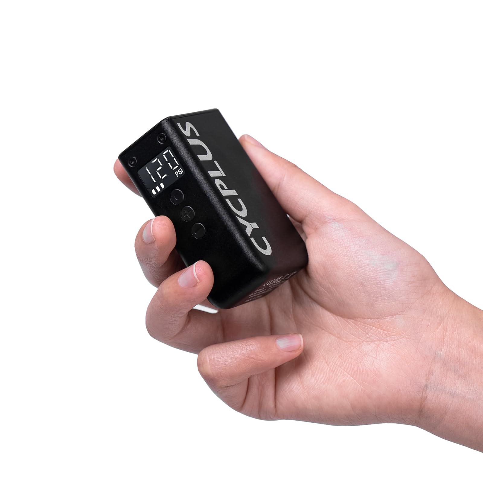 CYCPLUS AS2 PRO Tiny Fahrradpumpe mit Manometer, max 120 PSI Elektrofahrradpumpe, automatische Abschaltung, mit Presta- und Schrader-Ventil für E-Bike, Mountainbike, Citybike und Rennrad(2025 Version) Angebot bei HelloDeals