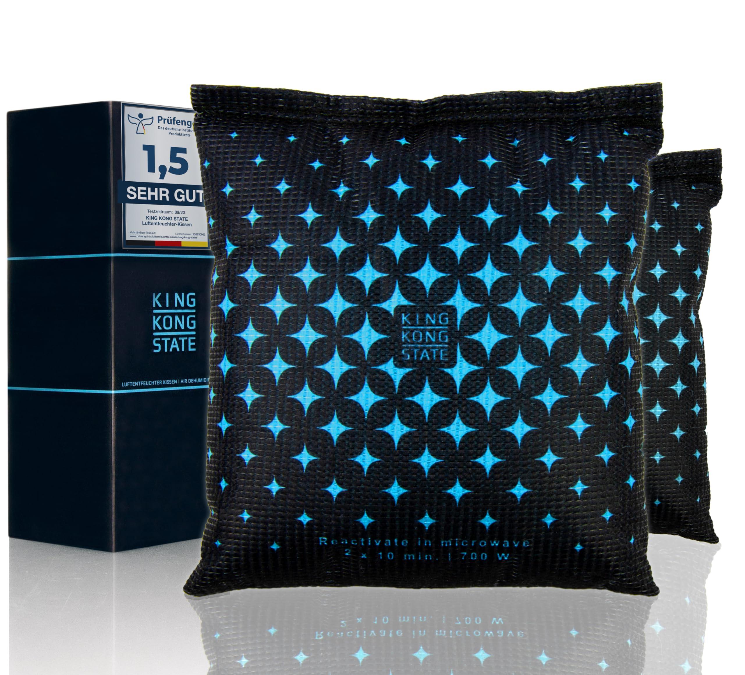 Luftentfeuchter für Autos - 2x 500g Entfeuchter-Kissen für beschlagene Autoscheiben - mit wiederverwendbarer Antibeschlag-Füllung Angebot bei HelloDeals