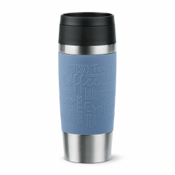 Emsa Travel Mug 360 ml Classic Isolierbecher, Kaffeebecher aus Edelstahl, neuer Komfort-Schraubverschluss, 4h heiß und 8h kalt, 100% dicht, spülmaschinenfest, 360°-Trinköffnung, aquablau, N20211 Angebot bei HelloDeals
