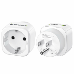 LENCENT 2X Reise Adapter Stromadapter Typ-B Schuko Europa DE zu Amerika Reisestecker Netzadapter für USA Kanada Mexiko Kolumbien Thailand Steckdose Angebot bei HelloDeals
