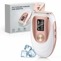 Haarlosy IPL Geräte Haarentfernung mit Kühlfunktion, 999,900 Lichtimpulse, 5 Energiestufen Schmerzfreie IPL Haarentfernung Laser Hair Removal für Frauen, Männer, Intimbereich, Körper und Beine - Rose Angebot bei HelloDeals