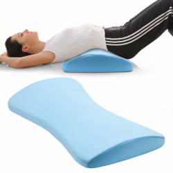 Orthopädisches Lendenkissen, Ergonomisches Rückenkissen, Memory Foam Lendenkissen, Lordosekissen mit Atmungsaktives, Rückenkissen mit Abnehmbarem zur Schmerzlinderung im Unteren Rück(Blau) Angebot bei HelloDeals