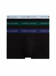 Tommy Hilfiger Herren 3er Pack Boxershorts Trunks Unterwäsche S Gold (Orn Grn/Prp Nvy/Ves Blu) Angebot bei HelloDeals