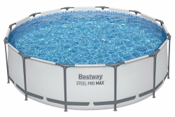 Bestway 5616B-7 Aufstellpool Steel Pro Max rund 366 x 100 cm Angebot bei HelloDeals
