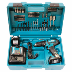 Makita HP333DSAX1 Akku-Schlagbohrschrauber 12V max. / 2,0 Ah, 2 Akkus + Ladegerät in Transportkoffer 4,785 KG mit Akku und Ladegerät Türkis Angebot bei HelloDeals