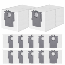 12 Stück Staubbeutel für Roborock Qrevo QV 35A/35S/S5V/Qrevo Curv/2 Flow/S/Pro/Master/Edge/S5A/Slim, Saros 20/10/10R/S8 MaxV Ultra Saugroboter, Ersatzbeutel Staubsaugerbeutel Ersatzteile Qrevo/Saros/QV/QR bags 12 Pack Angebot bei HelloDeals