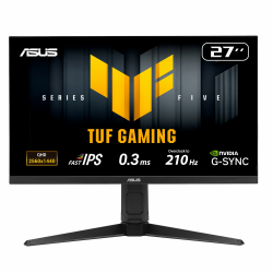 ASUS TUF Gaming VG27AQL5A 27 Zoll WQHD Monitor (210 Hz, 0.3ms GtG, FreeSync, Adaptive Sync, ELMB, GameFast, DisplayHDR 400, Fast-IPS Panel, 16:9, 2560x1440, DP, HDMI, USB-Hub, ergono., Speaker) 27" WQHD höhenverstellbar 210Hz Fast-IPS, 0.3ms Angebot bei HelloDeals