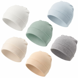 DRESHOW Neugeborenes Baby Mütze Hut Beanie Bekleidung Unisex Infant Hut Kindergarten Mütze Baby Jungen Mädchen 0-24 Monate 6 Sets: Beanie Hats 104-07 3-24 Monate Angebot bei HelloDeals