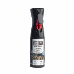 Weber Non-Stick Spray 200ml, Antifhaftspray für Grillrost, Nebelspray mit großem Sprühbereich, 100% auf natürlichen Inhaltsstoffen, zum Einfetten des Grillrostes (17685) schwarz 1 stück (1er Pack) Angebot bei HelloDeals