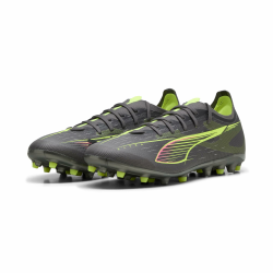 PUMA Erwachsene Ultra 5 Match MG Fußballschuhe 46.5 EU Matte Aged Silver Yellow Alert Puma Aged Silver Angebot bei HelloDeals