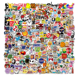 Aufkleber Pack 300 Stück Street Fashion Trendy Stickers Set Wasserdicht Graffitti Decals für Skateboard Laptop Bike Helm Auto Motorräder Gepäck Koffer 90s Cartoon Aufkleber für Jugendliche Erwachsene Series-1 Angebot bei HelloDeals