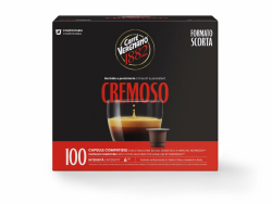 Caffè Vergnano 1882 - Èspresso Kompostierbare Kaffeekapseln, Kompatibel Mit Nespresso, Cremoso (Cremig) - Packung Enthält 100 Kapseln cremig 500 g (1er Pack) Angebot bei HelloDeals