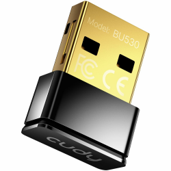 Cudy USB Bluetooth Adapter für PC, Bluetooth 5.3 Dongle Empfänger, Plug and Play, Nano-Größe, unterstützt Windows 11/10/8.1/7 für Desktop, Laptop, Drucker Angebot bei HelloDeals