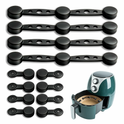 12PCS Magnete für Airfryer Backpapier, Magnete für Heißluftfritteuse, Hochwertige Silikon Magnete für Airfryer zum Fixieren von Einweg-Backpapier, verhindert Verrutschen und Verbrennen Angebot bei HelloDeals