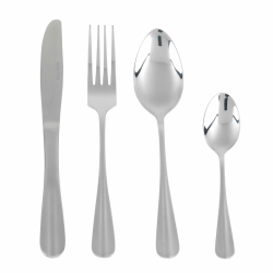 Salter BW03142 Newbury 24-teiliges Besteckset – Geschirrset für 6 Personen, Edelstahlbesteck, enthält Messer/Gabeln/Esslöffel/Teelöffel, spülmaschinenfest, ideal für neue Hausbesitzer und Studenten 24 Stück Newbury Angebot bei HelloDeals