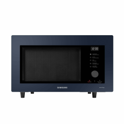 Samsung MC32DB7746KDE1 Bespoke Mikrowelle mit Grill und Heißluft, 32 l, 900 W, Smart Control, AirFry, Power Defrost, Healty Steam, Clean Navy Angebot bei HelloDeals